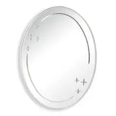 Дзеркало настінне Zerix FUSION MOZ03-55x70 овальне з декором (ZX5632) от Zerix - купить в интернет-магазине