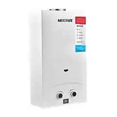Газова колонка Mixxus GWH-0112 BASIC WHITE димохідна 12 л/хв (WH0029) от MIXXUS - купить в интернет-магазине