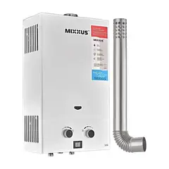 Газова колонка Mixxus GWH-0710 BASIC TURBO WHITE турбована 10 л/хв (WH0028) от MIXXUS - купить в интернет-магазине