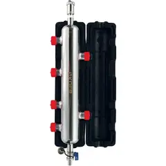 Гідрострелка Koer KR.S1032 4/2 (з воздухоотвод. І дренаж. краном) 1"НР SUS304 (KR2959) от KOER - купить в интернет-магазине
