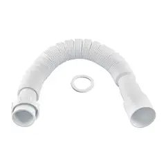 Гофротруба сполучна Zerix GN-01-B з накидною гайкою 1 1/2" (460-1100 мм) (ZX5096) от Zerix - купить в интернет-магазине