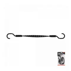 Гумка еластична FLAT BUNGEE CORD HOOK чорна 1,8 х 40см - 2 шт, у блістері, BCH5-18040BC-B от Bradas - купить в интернет-магазине