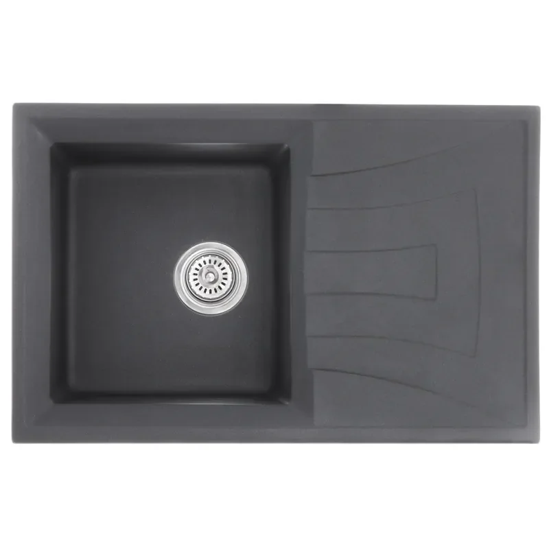 Мойка кухонная Haiba HB8104-G228 Gray 780x500x200 (HB0988) - фото 2