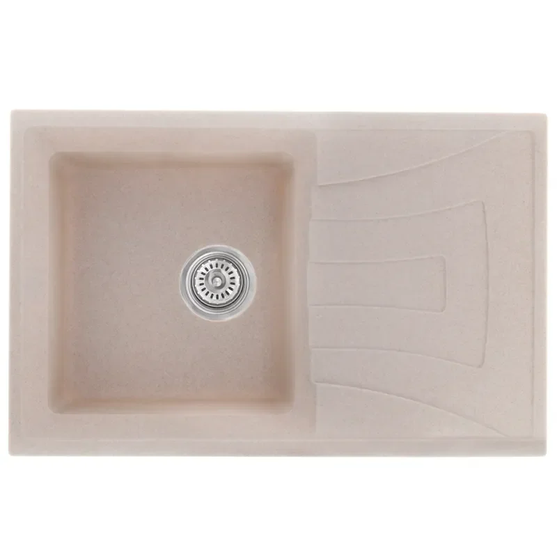 Мойка кухонная Haiba HB8104-G319 sand 780x500x200 (HB0989) - фото 2