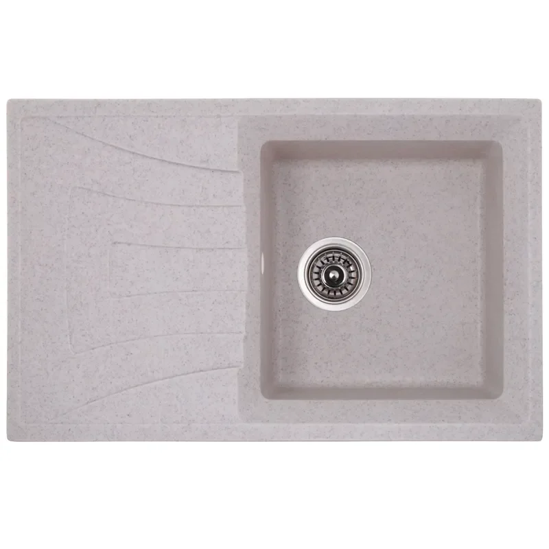 Мийка кухонна Haiba HB8104-G322 Beige 780x500x200 (HB0990) - фото 2