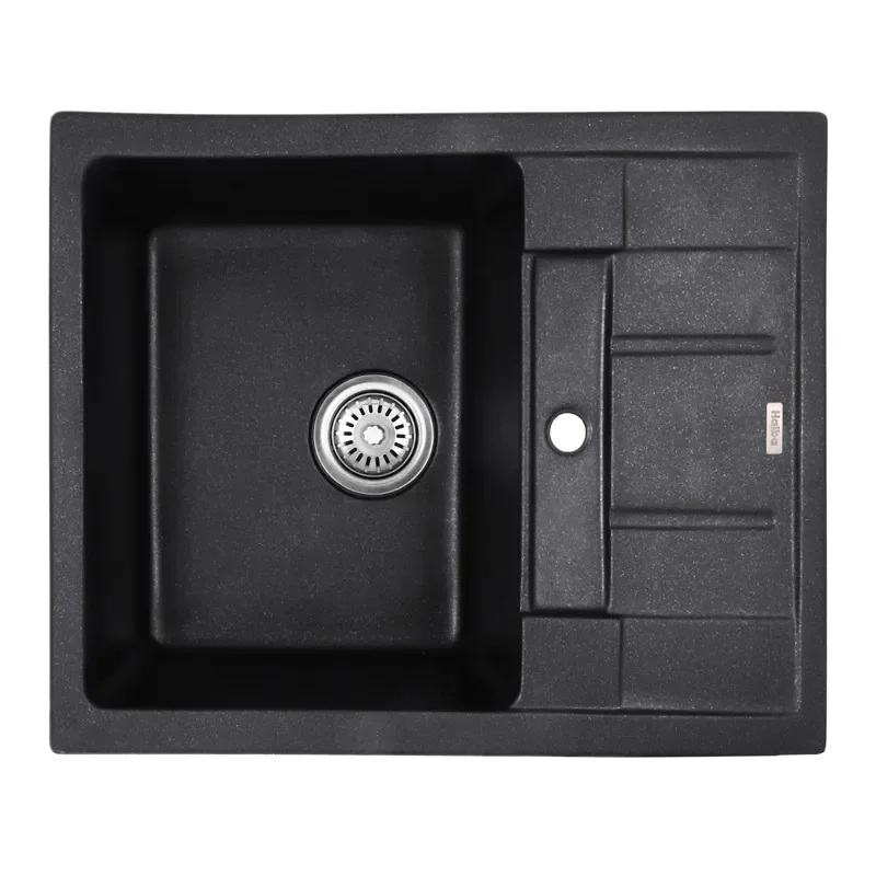 Мийка кухонна Haiba HB8210-G228 Gray 620x500x200 (HB0984) - фото 2