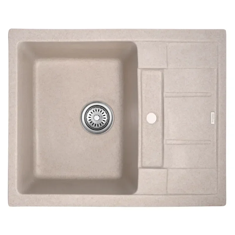 Мийка кухонна Haiba HB8210-G319 sand 620x500x200 (HB0985) - фото 2
