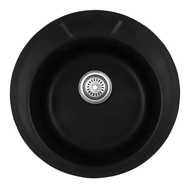 Мийка кухонна Haiba HB8301-G226 Black 490x180 (HB0971) - фото 2