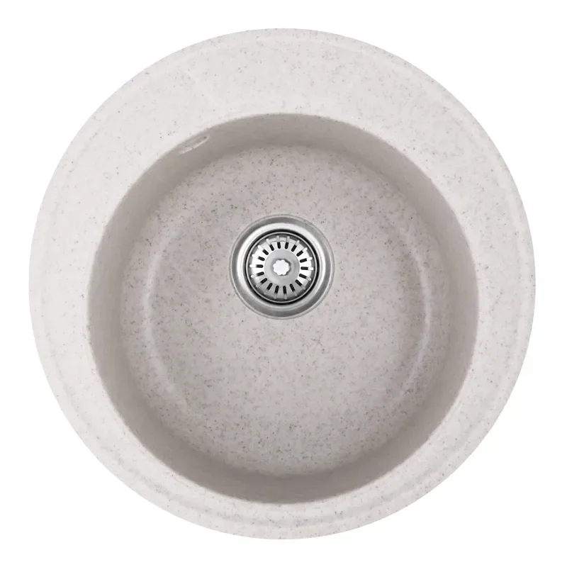 Мийка кухонна Haiba HB8301-G322 Beige 490x180 (HB0974) - фото 2
