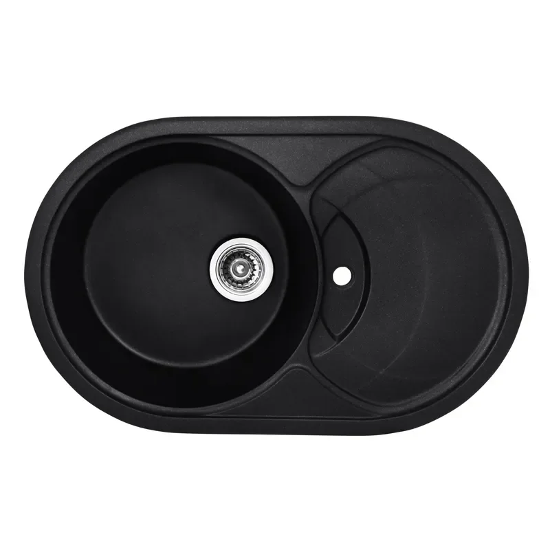 Мойка кухонная Haiba HB8310-G226 Black 780x500x220 (HB0975) - фото 2