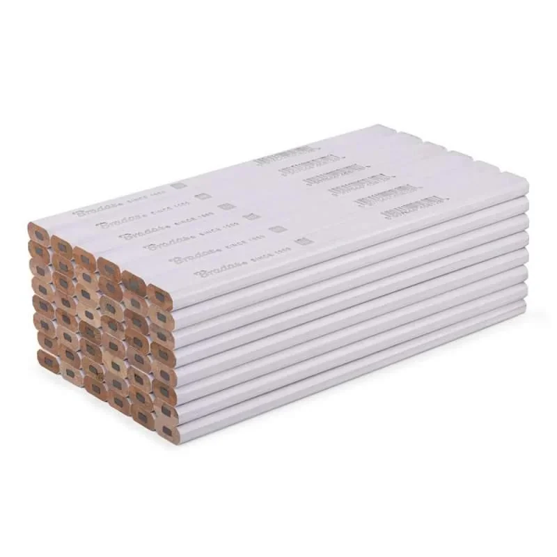 Олівець будівельний, HB 180мм, OCTAGON, білий, DIY-PCWL2OC18WH/48D - фото 2