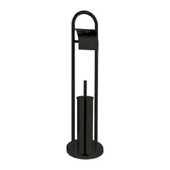 Ершик напольный с бумагодержателем Zerix Kit ME04 Black (ZX4644) от Zerix - купить в интернет-магазине