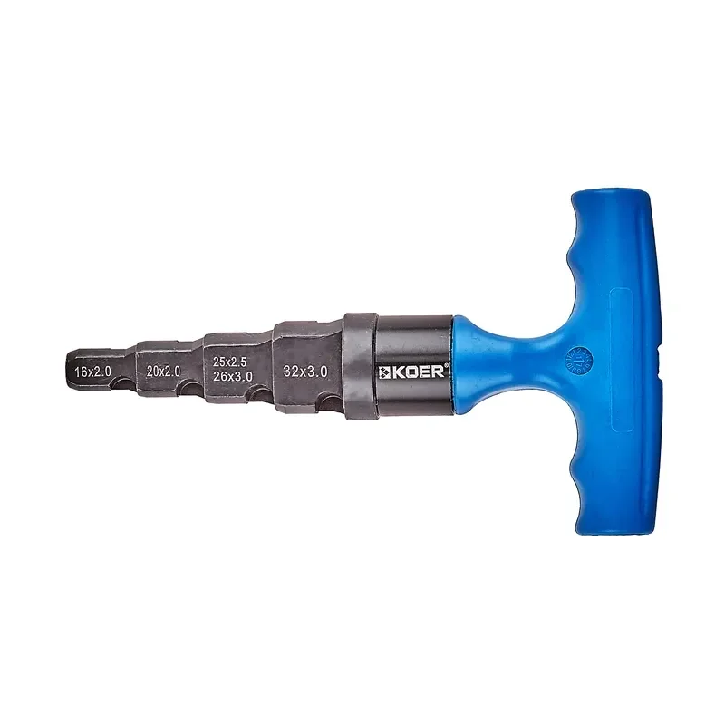 Калібратор для м/п труб із тріскачкою d16-20-25-26-32mm KOER KAW.02 (KR6106)