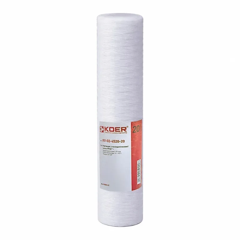 Картридж из полипропиленовой нити PP20 4,5"x20" KOER KV-02-4520-20 (старый артикул KV.5220) (KR4780)