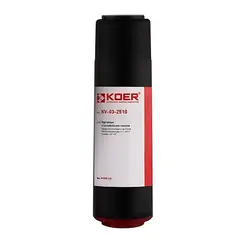 Картридж Koer KV-03-2510 з іонообмінною смолою 2,5"x10" (KR5542) от KOER - купить в интернет-магазине