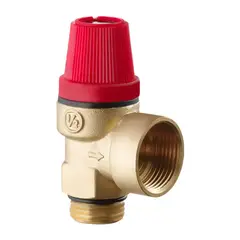 Клапан запобіжний ВЗ 1/2"х3/4" Koer KR.1261 (6 бар) (KR3108) от KOER - купить в интернет-магазине