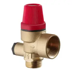Клапан запобіжний ВЗ 1/2"х3/4" Koer KR.1262 (з вих. для підключ. манометра) (1.5 бар) (KR3109) от KOER - купить в интернет-магазине