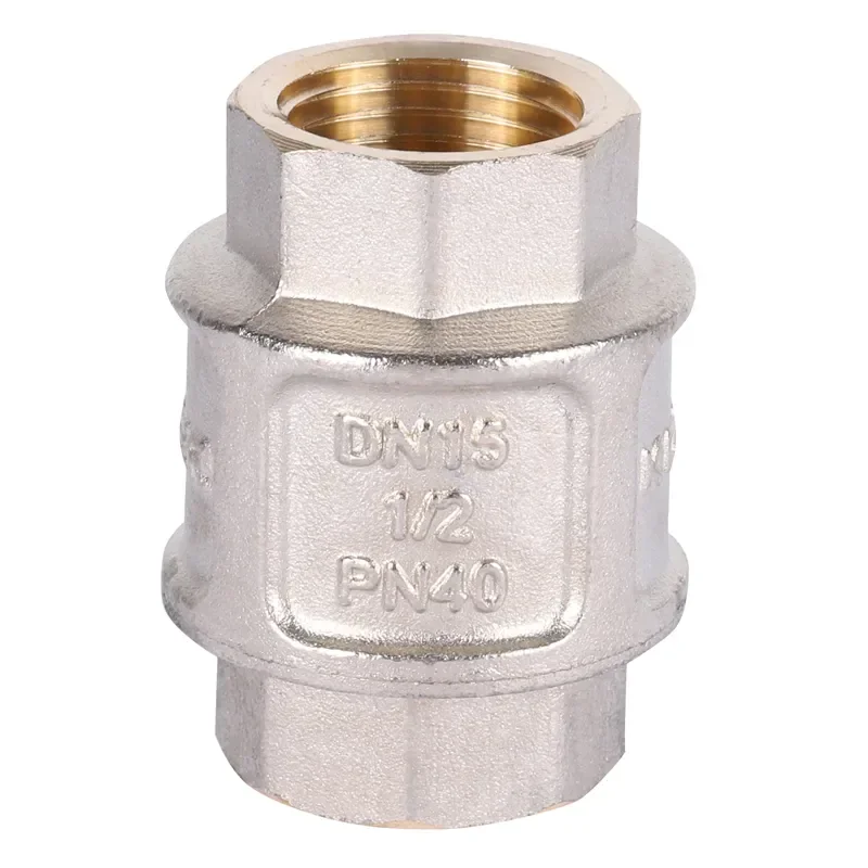 Клапан обратный Koer (никелированный) 1/2" (Koer KR.172.N) (KR2780) - фото 2