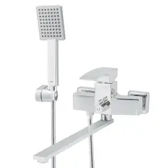 Змішувач для ванни з довгим виливом Koer KB-42007-01 (Колір хром) (KR3456) от KOER - купить в интернет-магазине