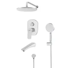 Вбудована душова система із змішувачем Koer KB-64008-01 (Колір хром) (KR3476) от KOER - купить в интернет-магазине