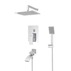 Вбудована душова система із змішувачем Koer KB-66007-01 (Колір хром) (KR3464) от KOER - купить в интернет-магазине