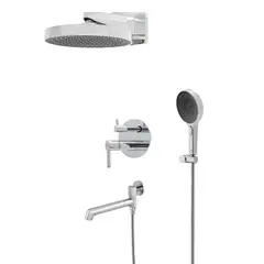 Вбудована душова система Koer KB-66029-01 3 функції, колір хром (KR5483) от KOER - купить в интернет-магазине