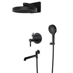 Вбудована душова система Koer KB-66029-05 3 функції Колір чорний (KR5492) от KOER - купить в интернет-магазине