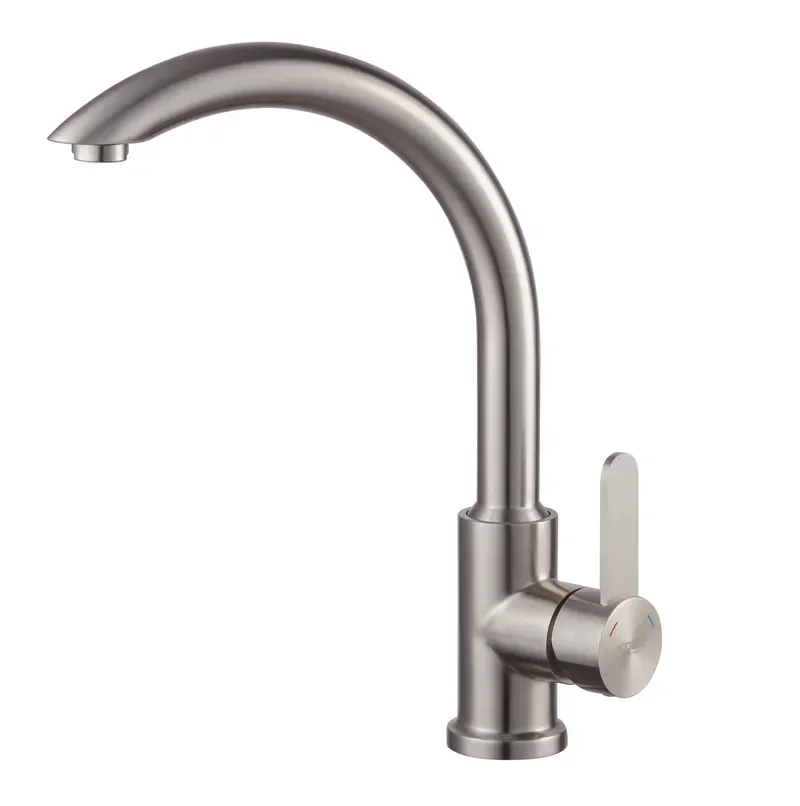 Змішувач для кухні Koer KI-70019-02 (з нерж. сталі) (Колір нерж) (KR4795)