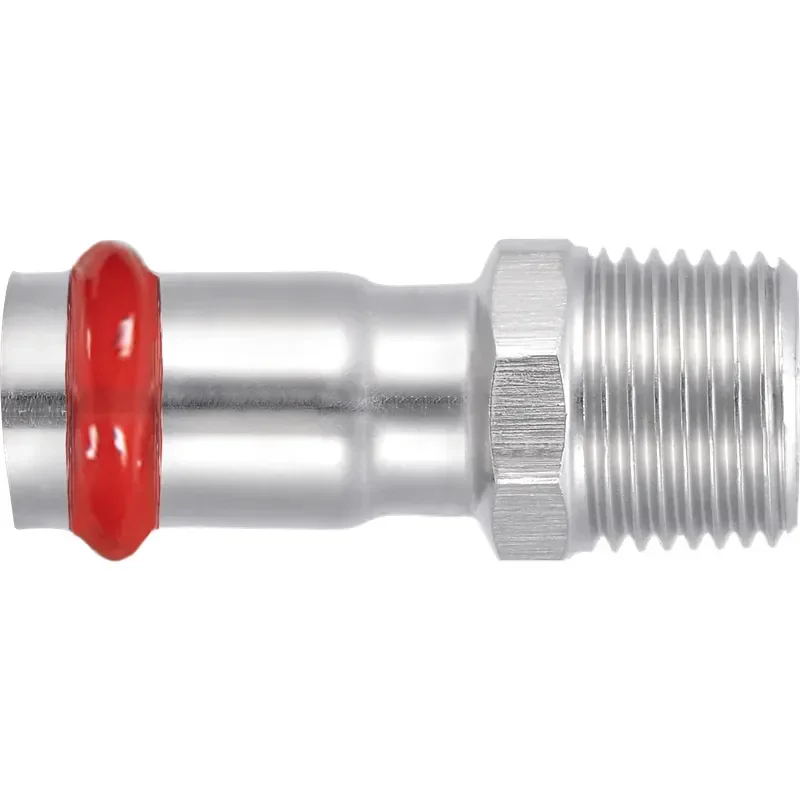 Перехідник із зовнішньою різзю KOER KQ.A2208M PRESS-INOX AISI 304 22x3/4" (KR6282) - фото 2