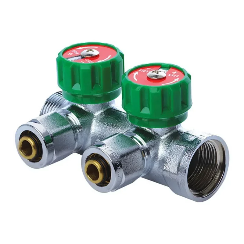 Колектор вентильний з фитингом KOER KR.1121-2 3/4"x2 WAYS (KR2650) - фото 2