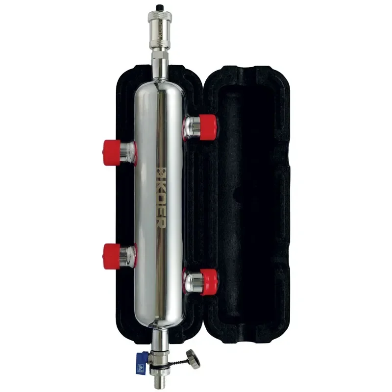 Гідрострелка Koer KR.S1031 2/2 (з воздухоотвод. І дренаж. краном) 1"НР SUS304 (KR2958) - фото 2