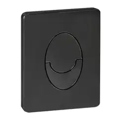 Панель змиву KOER KT-0606-05 157x198x3mm пластикова кнопка округлена (колір чорний матовий) (KR5343) от KOER - купить в интернет-магазине