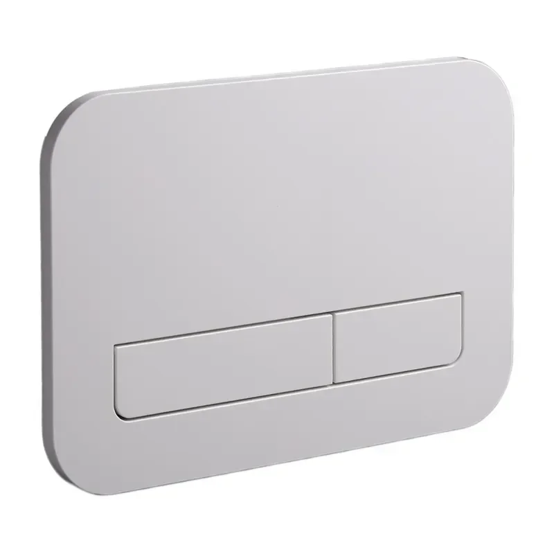 Панель змиву KOER KT-0609-03 240x160x7mm пластикова кнопка лінійна (колір білий) (KR6129)