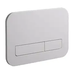 Панель змиву KOER KT-0609-03 240x160x7mm пластикова кнопка лінійна (колір білий) (KR6129) от KOER - купить в интернет-магазине