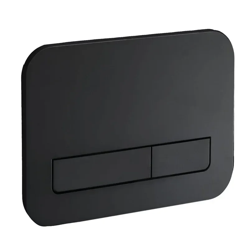 Панель змиву KOER KT-0609-05 240x160x7mm пластикова кнопка лінійна (колір чорний матовий) (KR6131) - фото 2
