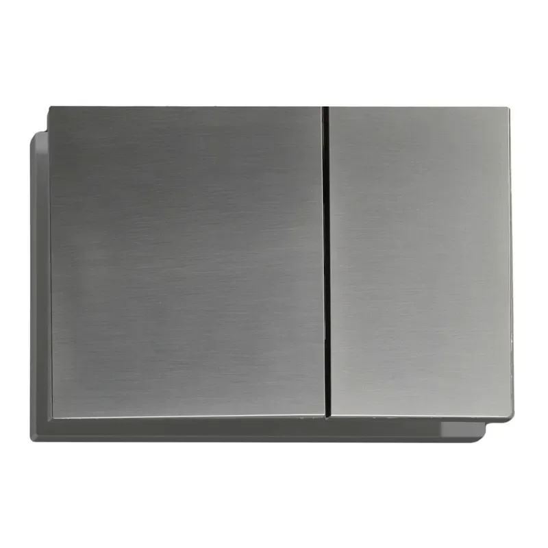 Панель змиву KOER KT-0610-07 240x160x32mm пластикова кнопка квадратна (колір графіт) (KR6138) - фото 2