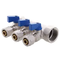 Колектор для теплої підлоги Koer KR.1126-3 1"x3 ways (KR2839) от KOER - купить в интернет-магазине