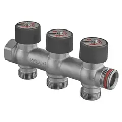Колектор вентильний без фітингу 3/4"x3/4"x3/4"x3 WAYS (KOER KR.1128-3) (KR5872) от KOER - купить в интернет-магазине