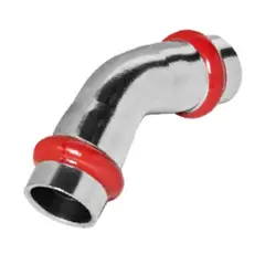 Коліно 45° дворозтрубне KOER KQ.B15-2 PRESS-INOX AISI 304 15x15 (KR6432) от KOER - купить в интернет-магазине
