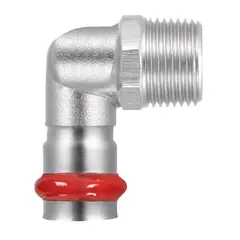 Коліно 90° НР KOER KQ.L2208M PRESS-INOX AISI 304 22x3/4" (KR6417) от KOER - купить в интернет-магазине