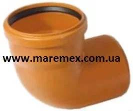 Колено наружное (угол) Пвх 160х90 (5) - Мпласт