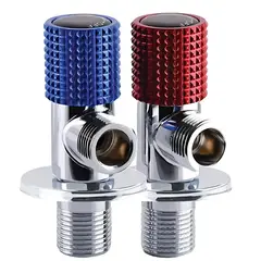 Комплект кранів (пара) для під'єднання сантехприладів CHAMPION VAL-12-1/2x1/2-TWIN CHROME з неірж. сталі (колір хром) (CH6568) от Champion - купить в интернет-магазине