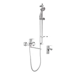 Комплект смесителей для ванной Haiba Hansberg SET - 3 (HB0902) от HAIBO - купить в интернет-магазине