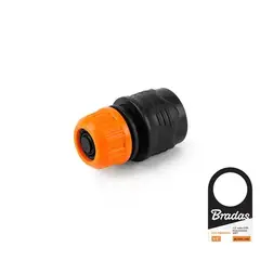 Конектор 1/2" - STOP, BLACK LINE SOFT FULL, ECO-PWBS2146 от Bradas - купить в интернет-магазине