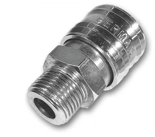 Конектор пневматичний "мама" РЗ 3/8", STAL-CHROM, SE3-3SM/STEEL