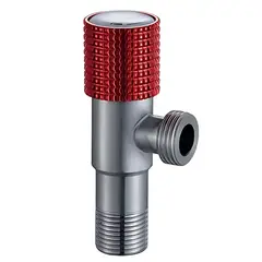 Кран для підключення сантехприладів Mixxus VAL-09-1/2x1/2 з нерж. сталі SUS304 (червоний) (MI7098) от MIXXUS - купить в интернет-магазине