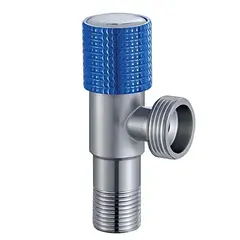 Кран для підключення сантехприладів Mixxus VAL-10-1/2x3/4 з нерж. сталі SUS304 (синій) (MI7099) от MIXXUS - купить в интернет-магазине