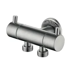 Кран для підключення сантехприладів Zerix VAL-13-1/2x1/2x1/2 з нерж. сталі SUS304 (ZX5971) от Zerix - купить в интернет-магазине