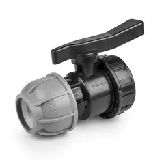 Кран для труб PE 20 мм/ РВ 1/2", PN10, DSRA10V20F12 от Bradas - купить в интернет-магазине