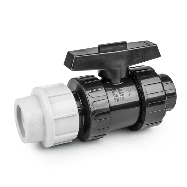 Кран для труб PE 32 мм/ РВ 1", PN16, DSRA16V32F1